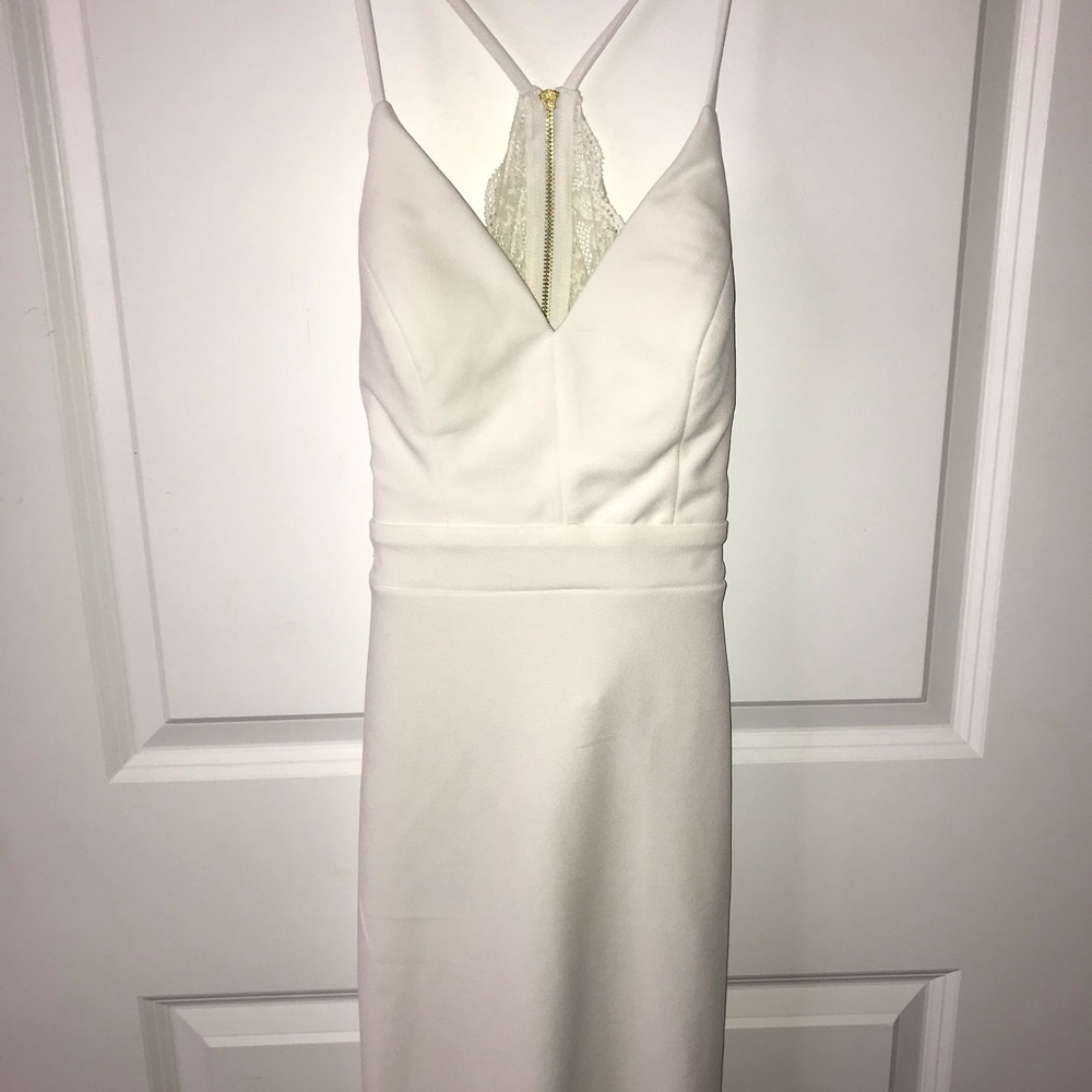 White lace dress